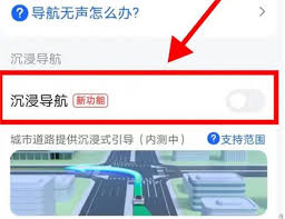 如何在高德地图开启沉浸导航