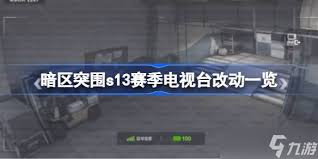 暗区突围s13赛季电视台有哪些改动