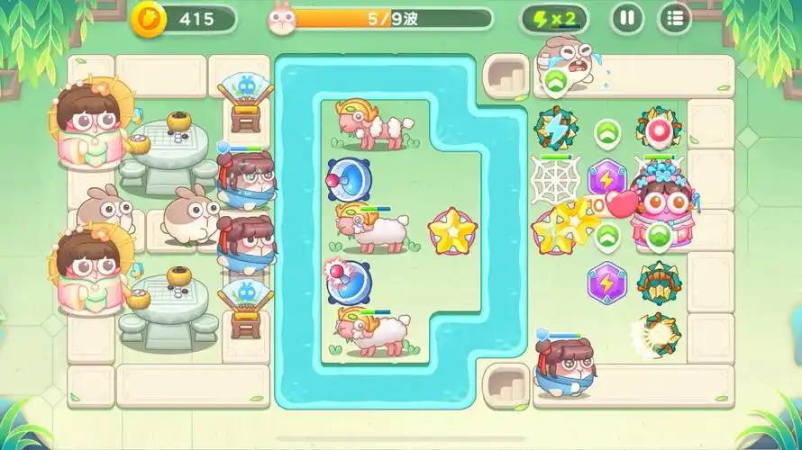 保卫萝卜4梁波波与祝秋秋通关攻略