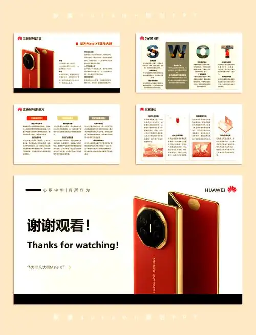 华为三折叠ppt的使用方法