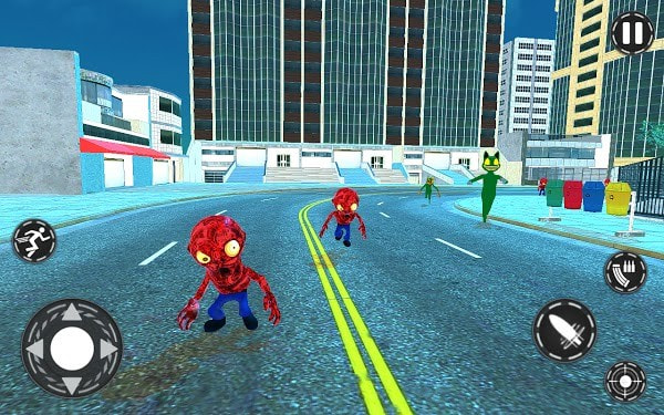 卡通猫犯罪城市僵尸和黑帮小镇正版