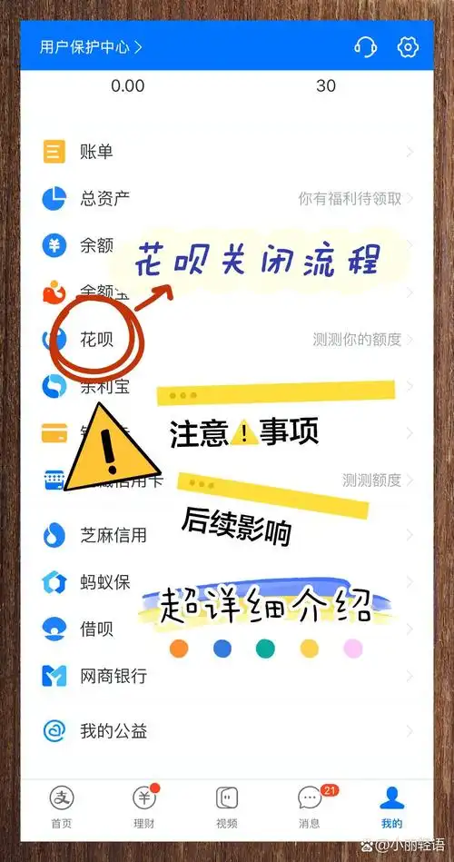 如何关闭花呗支付功能