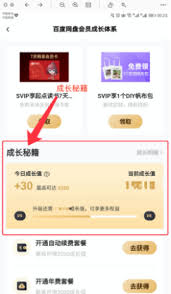 百度网盘成长值怎么查看