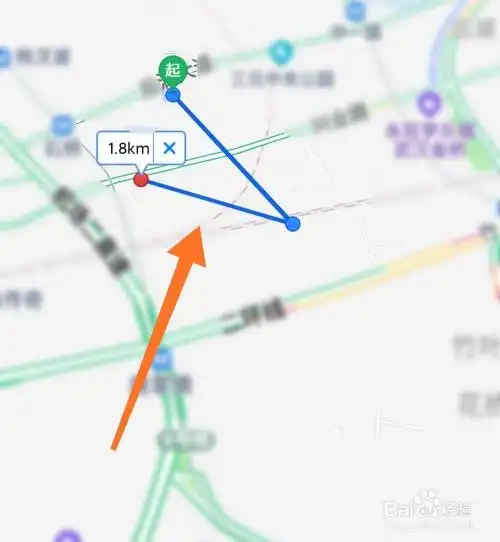 高德地图如何测距