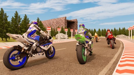 真实摩托车模拟赛3D1