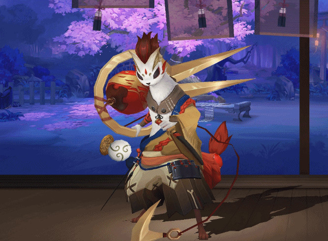 阴阳师风狸宴乐红光皮肤特效怎么样