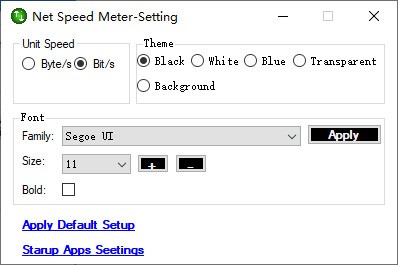 Net Speed Meter(网络监测工具)免费版v3.0.3.00
