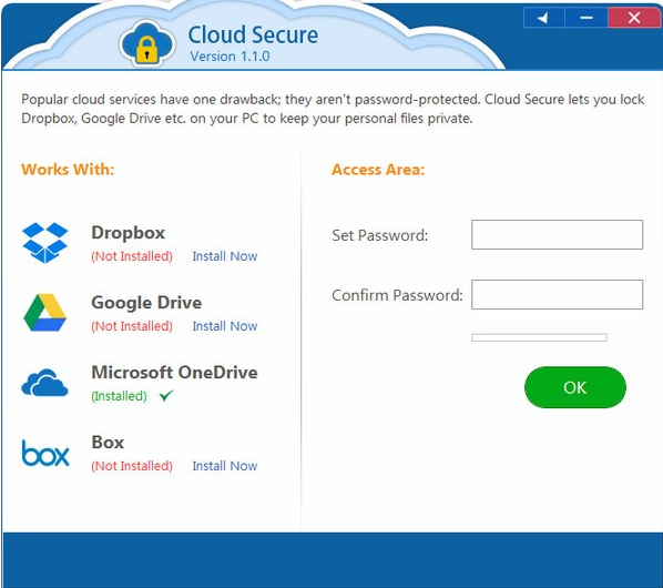 Cloud Secure(云文件夹加密软件)免费版v1.1.20