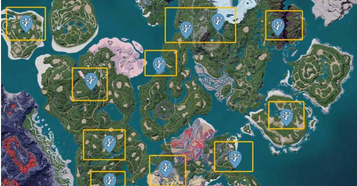 幻兽帕鲁全地图所有技能树分布位置大全