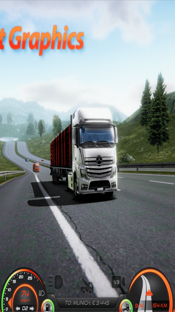 卡车模拟器欧洲2手机版1