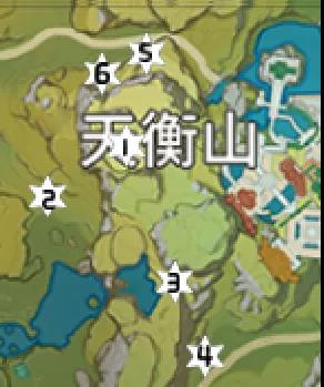 原神天衡山岩神瞳位置都在哪