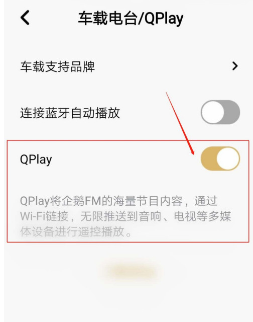 企鹅FM的QPlay如何启用