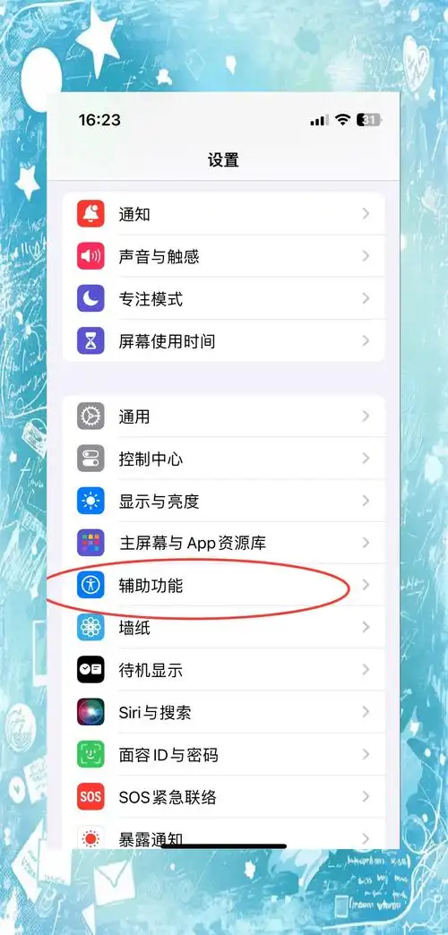 iPhone屏幕已更改旁白触感在哪开启