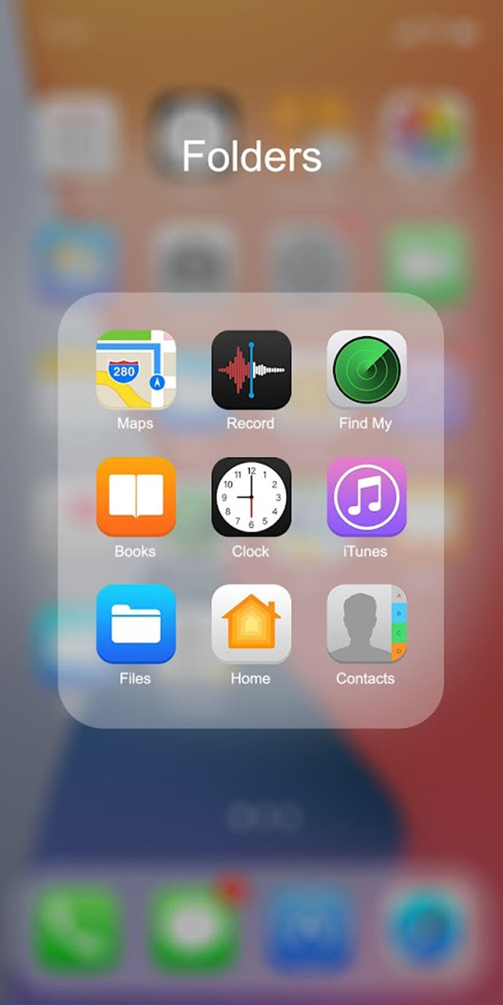 iPhone桌面5
