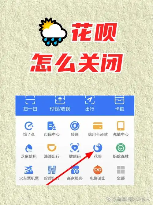 华为怎样关闭花呗功能