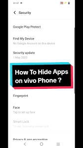 vivo怎样隐藏软件不被发现