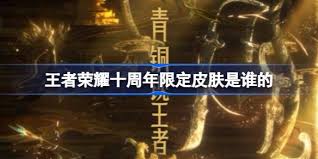 王者荣耀10周年限定皮肤属于谁
