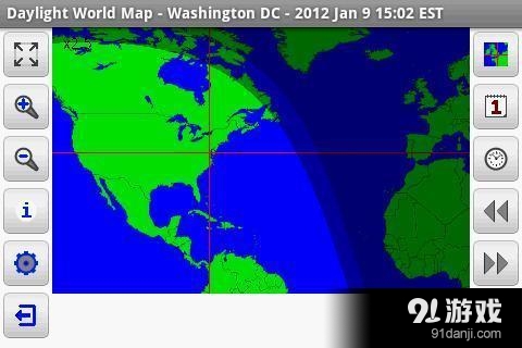 世界日光地图1