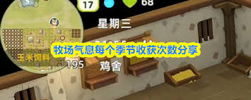 牧场气息每个季节收获次数有哪些