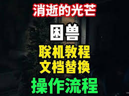 消逝的光芒困兽怎么联机