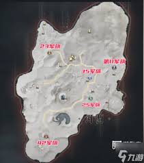 燕云十六声中安西军第二十五镇军旗位置在哪