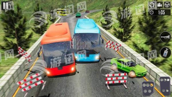 上坡公共汽车行驶2