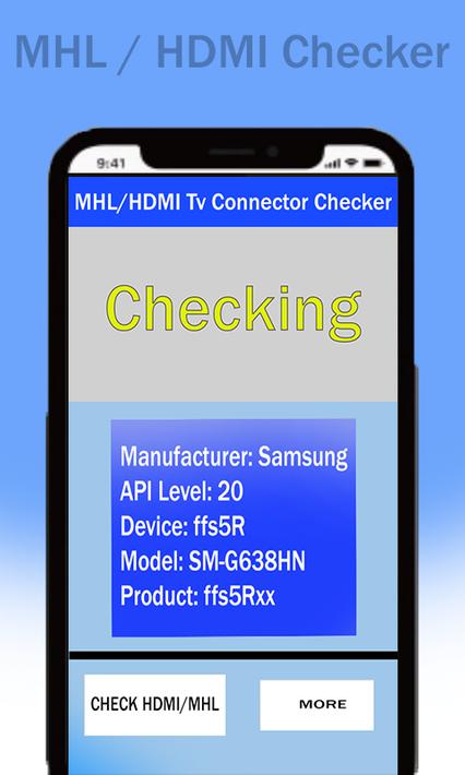 MHL HDMI电视连接器检查器4