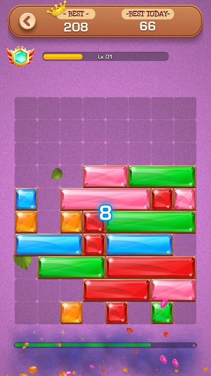 降落的三色方块免费版2