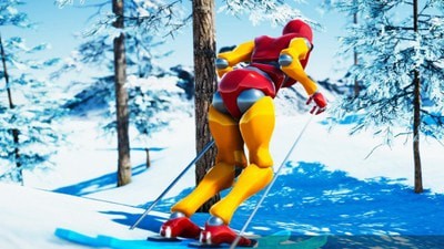 机器人滑雪3