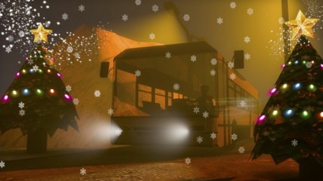 诞节雪地巴士模拟器1