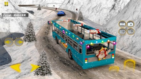 诞节雪地巴士模拟器3