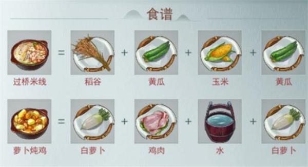 江湖悠悠4级食谱有哪些