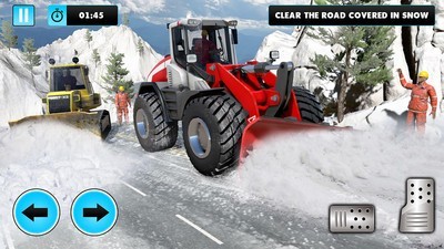 雪地挖掘机模拟器3