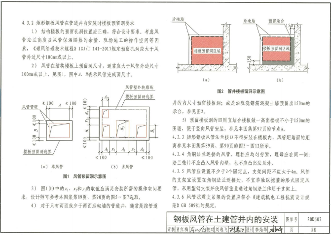 20k607防排烟及暖通防火设计审查与安装图集