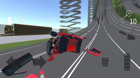 车祸碰撞模拟0