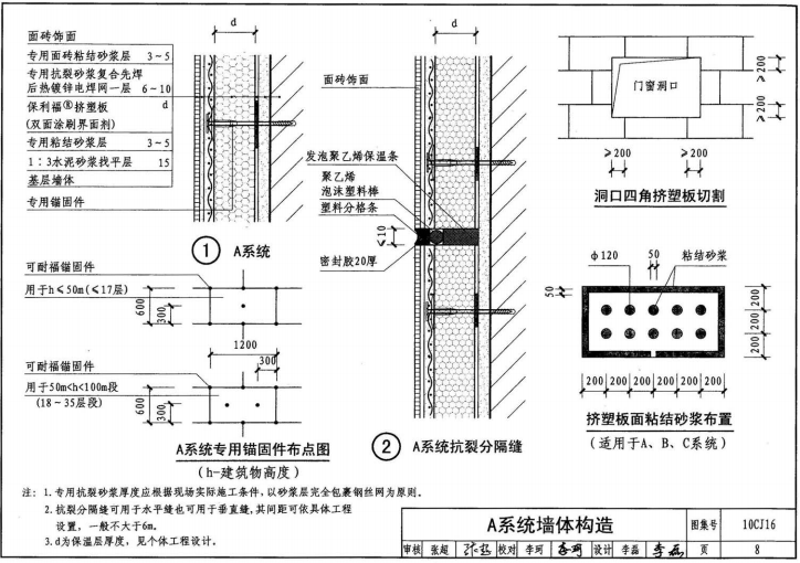 10cj16图集(挤塑聚苯乙烯泡沫塑料板保温系统建筑构造)