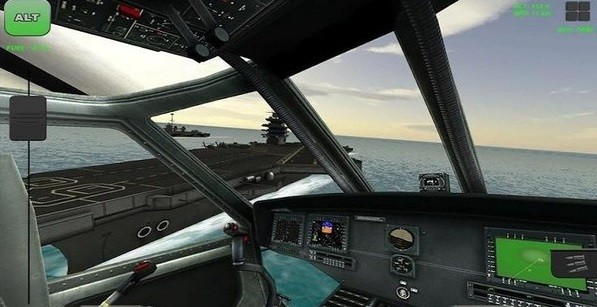 航空母舰直升机模拟0