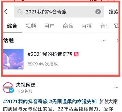 抖音2021年度总结怎么看