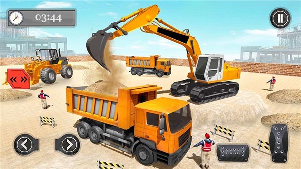 工程建设挖掘机驾驶2
