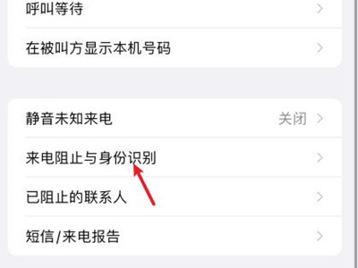苹果手机电话拦截功能在哪里设置