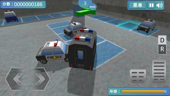 3D警车停车场1