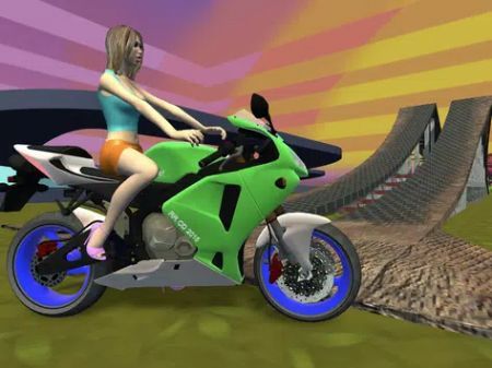 3D摩托车比赛1