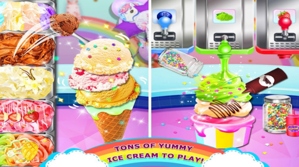 独角兽的彩虹冰淇淋3