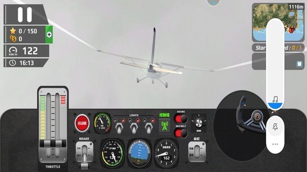 模拟飞行驾驶0