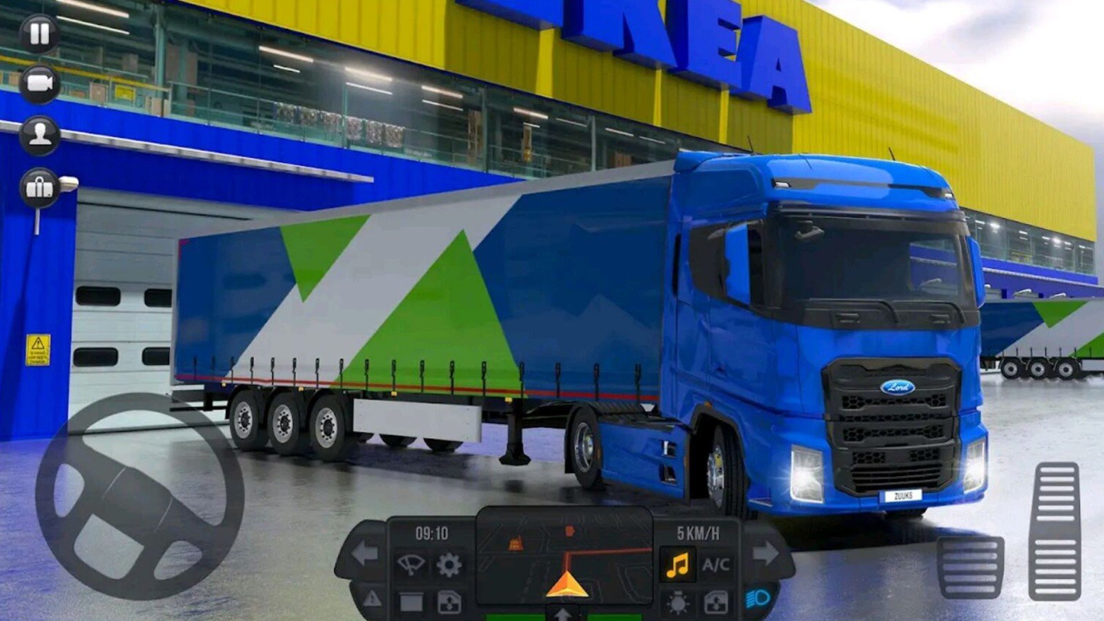 3D运输卡车驾驶0