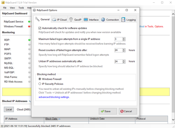 download the last version for windows RdpGuard 9.0.3