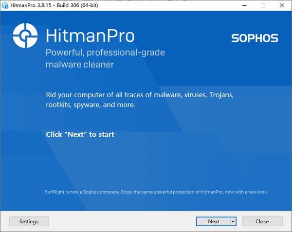 HitmanPro(反病毒扫描工具)免费版v3.8.26.322