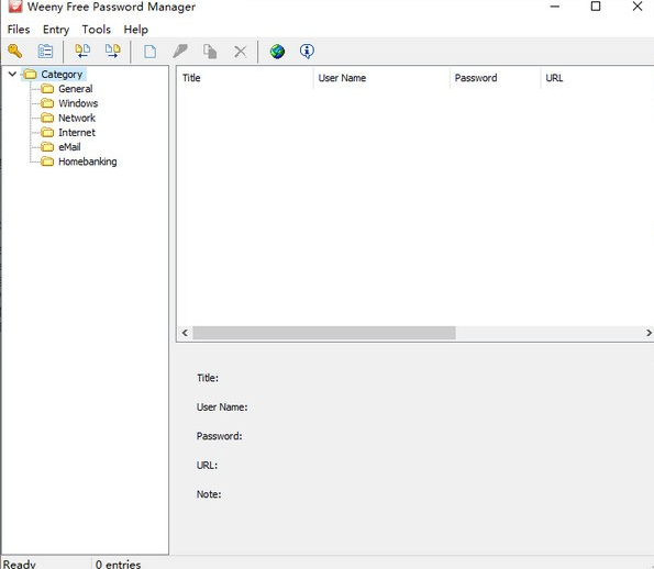 Weeny Free Password Manager(密码管理软件)免费版v1.20