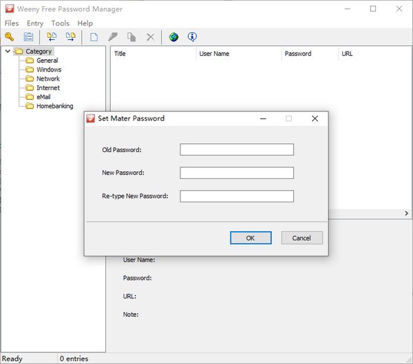 Weeny Free Password Manager(密码管理软件)免费版v1.2