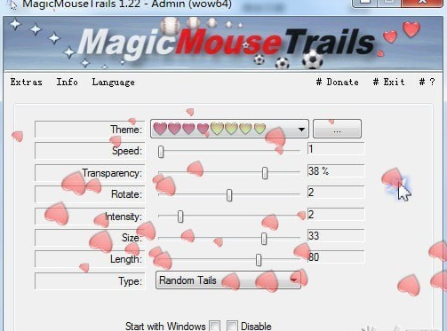 MagicMouseTrails(自定义鼠标拖尾工具)免费版v3.23